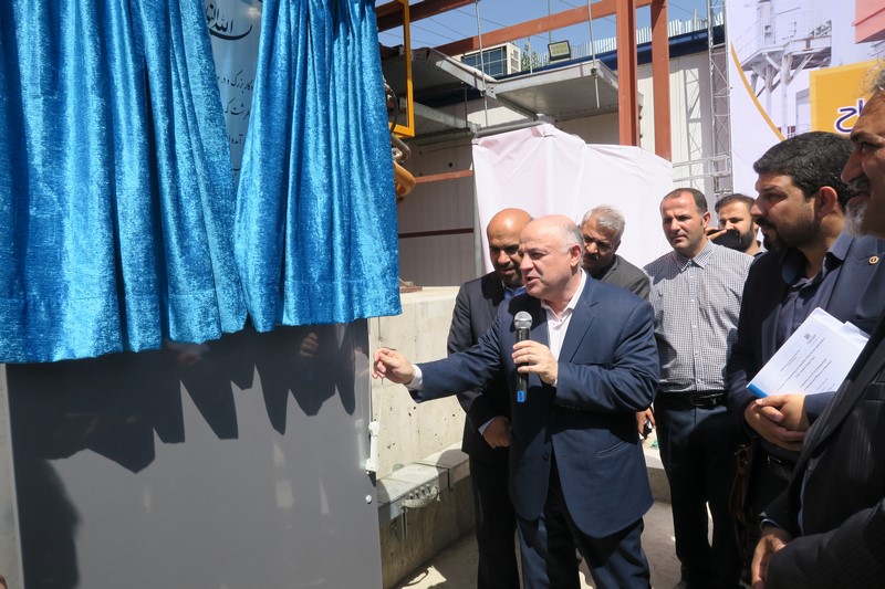 افتتاحیه واحد گازی H25 نیروگاه طرشت با حضور معاون وزیر در امور برق و انرژی